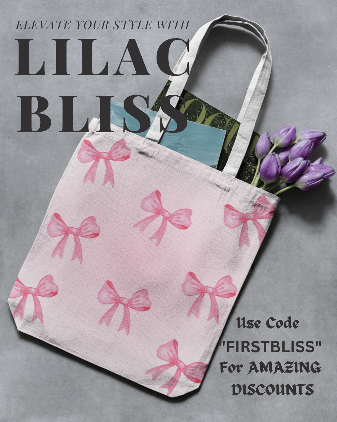 Aesthetic Bow Totebag Zipper