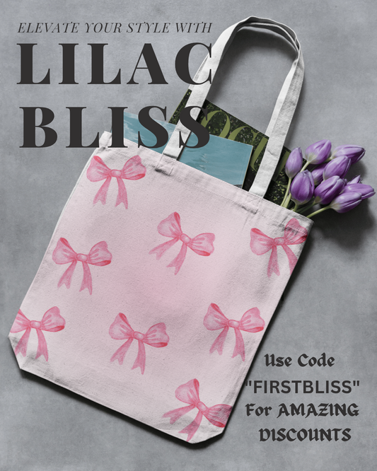 Aesthetic Bow Totebag Zipper